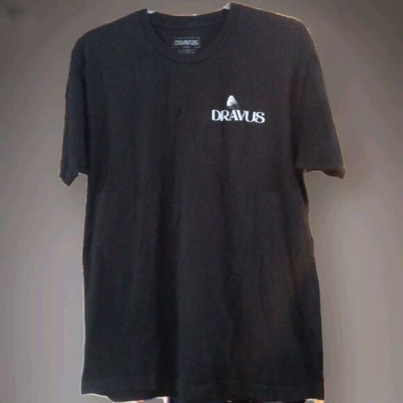 Dravus Men's Large Black Short Sleeve ESO EXO California Double Sided Tee Note - Picture 1 of 5